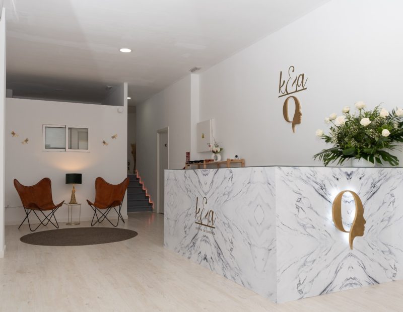 Interior de K&A Centro de Estética en Palma de Mallorca